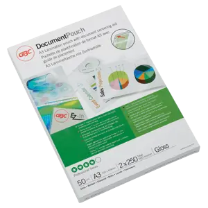 Pochettes De Plastification Peach A3, 80 Microns, Brillant - Lot De 25, Référence PPR080-01, Universel