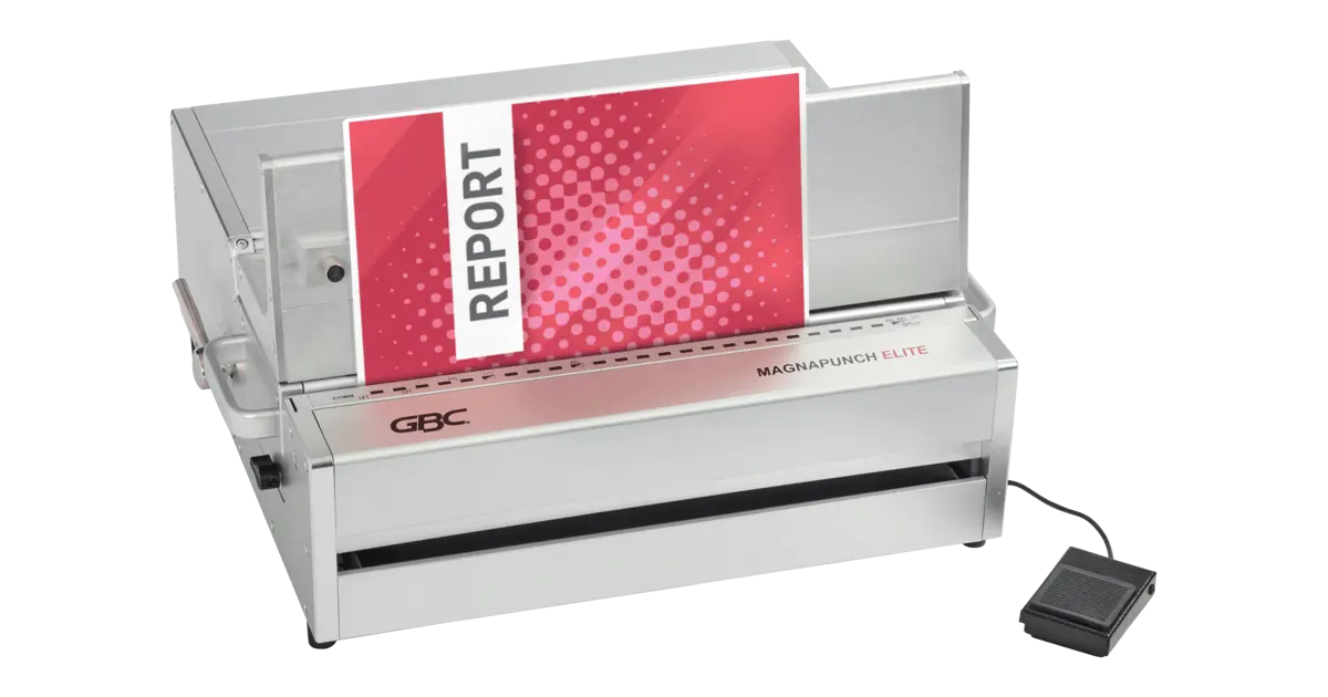 GBC Magnapunch Elite Electric Multi Die set Punch with Foot Pedal 30