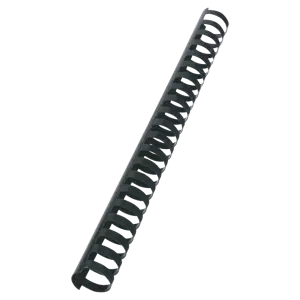 CombBind Binding Combs GBC 25mm A4 21R - Binding doesn't get any easier! GBC CombBind Binding Combs A4 25mm Black (50)