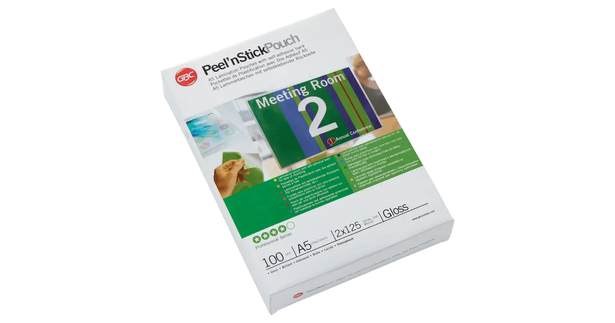 GBC Copertina per rilegatura, Formato uni A4, PPL 30/100, Blu