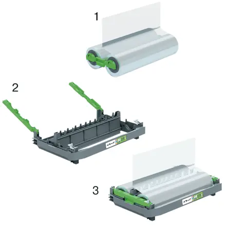 GBC Foton 30 Nachfüllbare Folienkassette mit 100 mic Laminierrolle hochgläzend