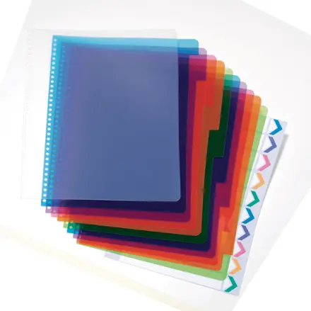 GBC PolyDivider Einband und Registerblätter