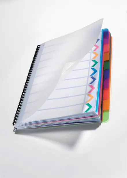 GBC PolyDivider Einband und Registerblätter