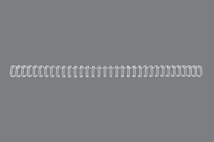 Wire indbindingsryg GBC 2:1 NO20 A4 hvid