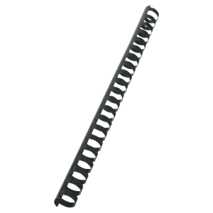 CombBind Binding Combs GBC 19mm A4 21R - Binding doesn't get any easier! GBC CombBind Binding Combs A4 19mm Black (100)