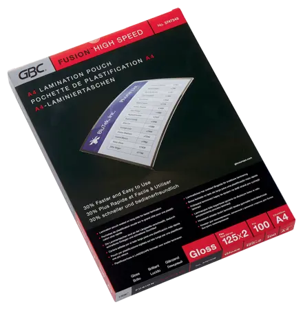 GBC HighSpeed™ Laminiertaschen, Format A4 2 x 125 Mikron