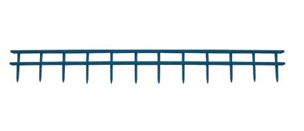 VeloBind Strips A4 Blue 25mm (100)