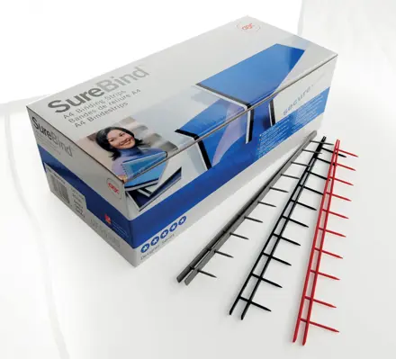 GBC SureBind Binding Strips A5 Black (100)