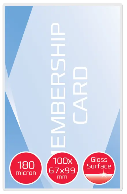 GBC Card™ Laminiertaschen Kleinformat, glänzend, 67 x 99 mm, 180 Mikron