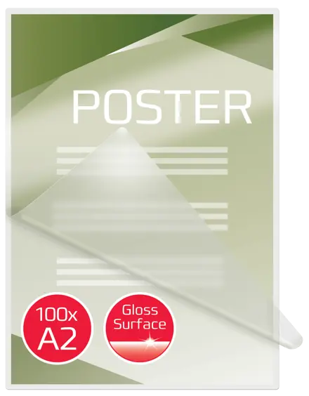 GBC Document™ Laminiertasche für Dokumente, glänzend, Format A2, 2 x 125 Mikron