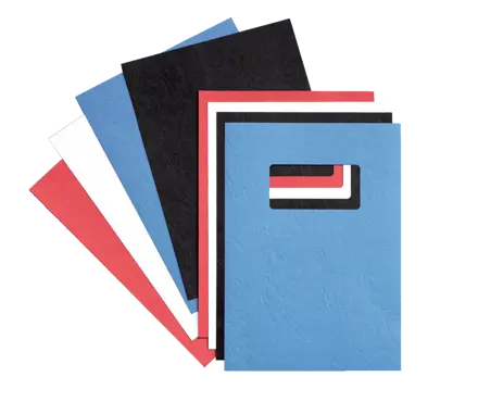 Plats de couverture GBC grain cuir LeatherGrain