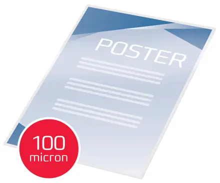 GBC Document™ Laminiertasche für Dokumente, glänzend, Format A3, 2 x 100 Mikron
