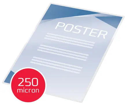 GBC Document™ Laminiertasche für Dokumente, glänzend, Format A3, 2 x 250 Mikron