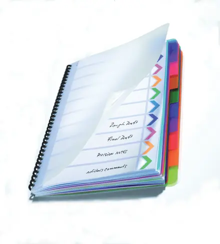 GBC PolyDivider Einband und Registerblätter