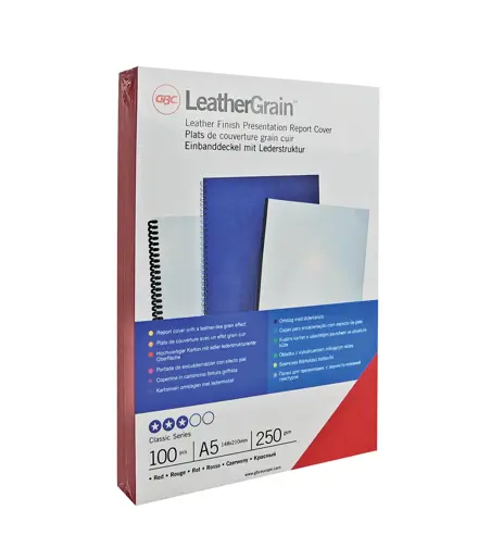 GBC LeatherGrain™ Deckblatt A4 250 g/m²