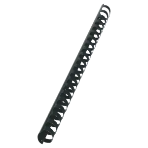 Spira legare documente GBC, plastic, A4, 21 inele, 32 mm, 280 coli, 50 buc/set - Legarea documentelor nu a fost niciodată mai simplă! Spira plastic GBC 21 inele, 32mm A4, negru, 280 coli, 50 buc./set
