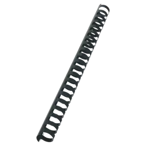 CombBind Binding Combs GBC 22mm A4 21R - Binding doesn't get any easier! GBC CombBind Binding Combs A4 22mm Black (100)