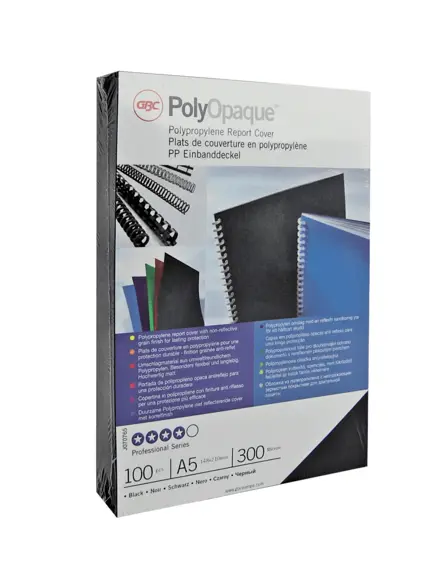 GBC PolyOpaque™ Binding Cover A4 300 Micron
