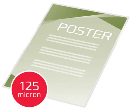GBC Document™ Laminiertasche für Dokumente, glänzend, Format A2, 2 x 125 Mikron