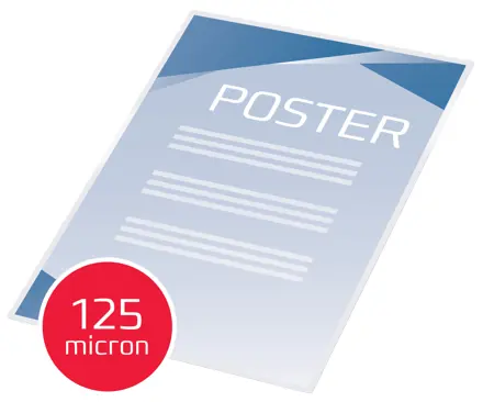 GBC Peel'nStick™ Laminiertaschen, A3, glänzend, 125 Mikron