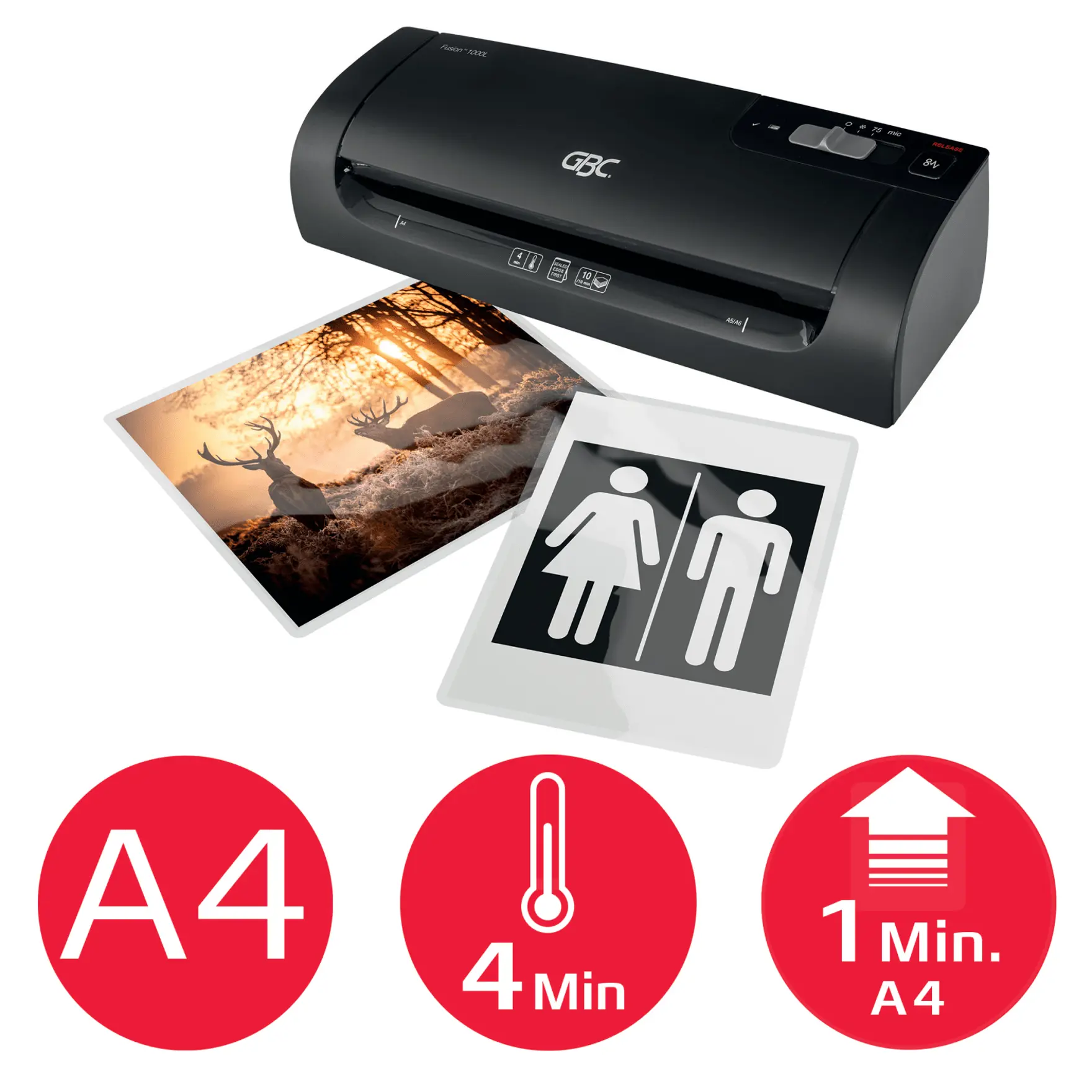 Plastificadora GBC Fusion 1000L A4 GBC