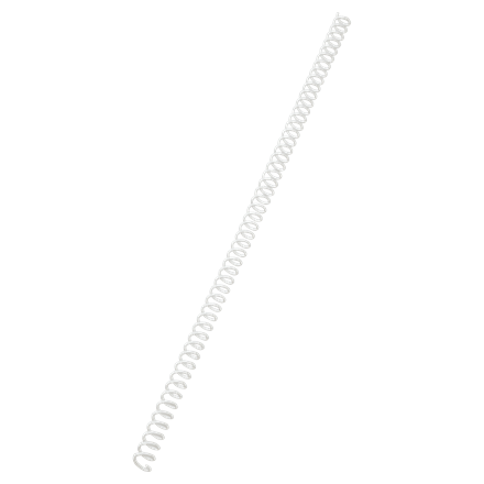 Gbc ESP935306 color blanco Caja de 100 espirales metálicas de 6 mm 