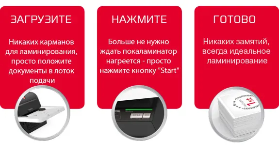 ИДЕАЛЬНОЕ ЛАМИНИРОВАНИЕ ОДНИМ НАЖАТИЕМ КНОПКИ