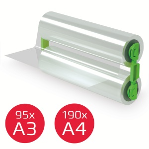 Ricarica bobina per plastificazione lucida da 100 micron