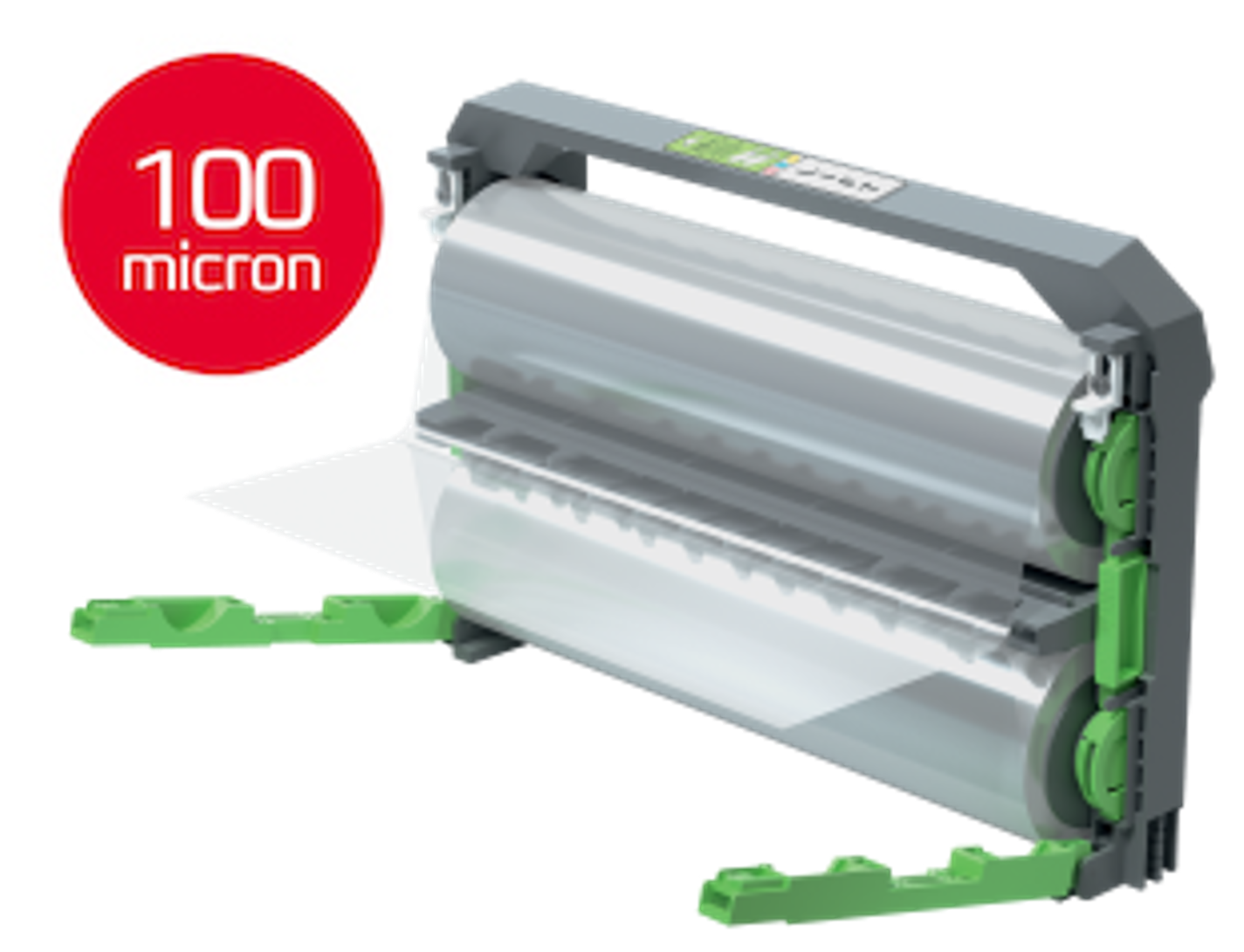 Cartuccia ricaricabile per plastificazione lucida da 100 micron