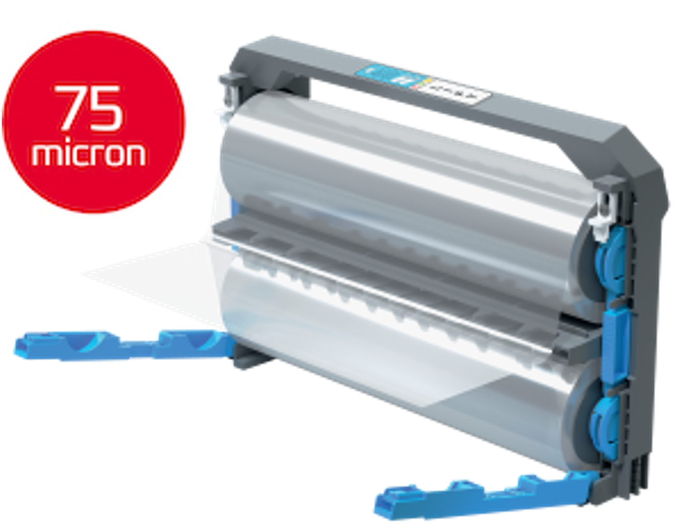 Cartuccia ricaricabile per plastificazione lucida da 75 micron